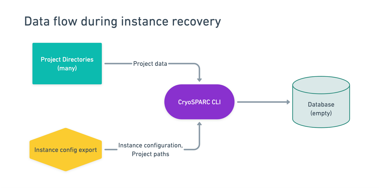 Instance recovery data flow