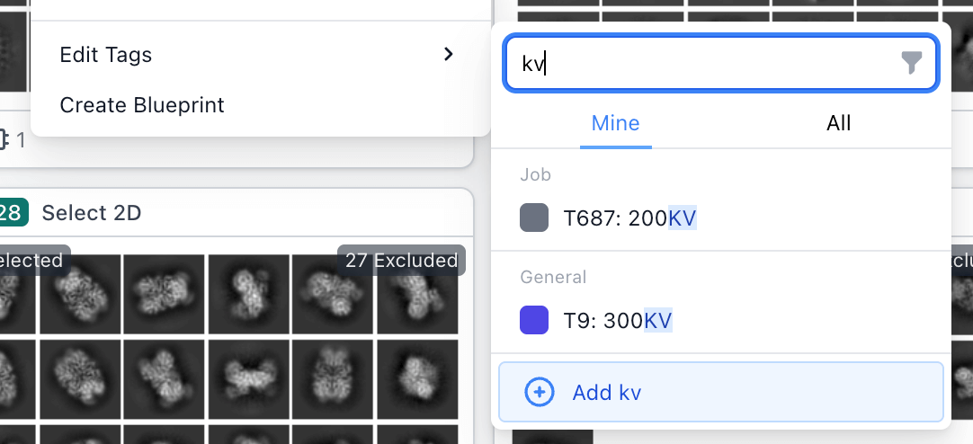Tagging improvements including inline filtering and quick creation
